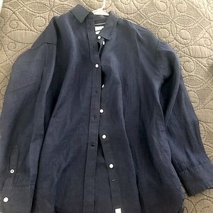 J. Crew Navy Button-Down Shirt